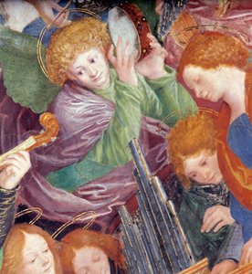 The Concert of Angels (detail)